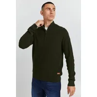 Blend Strickpullover BLEND - BHCodford half-zip pullover grün 3XL
