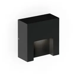 RETO WALL SURFACE OUTDOOR 0.8 Wandlampe - Schwarz - 7454A4B5