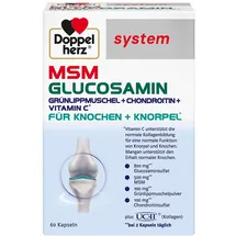 Doppelherz System MSM Glucosamin Kapseln 60 St.
