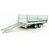 Debon Dreiseitenkipper DDK 180x360 3,5t|E-Pumpe|Rampen|Stützen|Gitter|Aktion