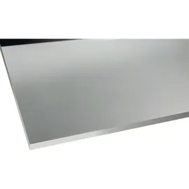 Breuer Seitenwand für Drehtür PANORAMA 80 x 200 cm Dekor Satiniert Profilfarbe schwarz - Schwarz