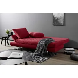 XORA Schlafsofa Sorini, Rot, Textil, Uni, 2-Sitzer, Füllung: Schaumstoff, 194x73x91 cm, Stoffauswahl, Kinder- & Jugendzimmer, Jugendmöbel, Jugendsofas