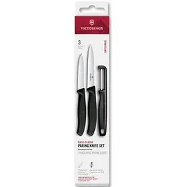 Victorinox Swiss Classic Gemüsemesser Set 3-tlg. Schwarz