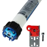 Becker R8-17-C01 PLUS Elektronischer Funk Rollladenmotor inkl. Adpaterset SW60 Universalwandlager