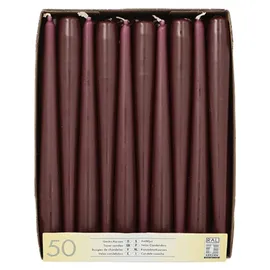 Papstar Leuchterkerzen 50 St. Ø 2,2 cm 25 cm beere