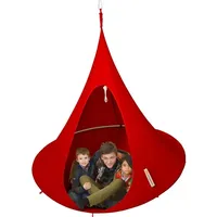 Cacoonworld Hängehöhle ""Cacoon"", Rot, Double, ø 1,8 m