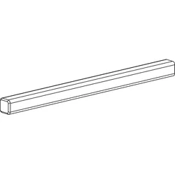 ATRIUM HS Vierkantstift 10x85 mm, TS 81-92 mm, Stahl verzinkt