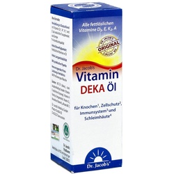 Dr. Jacob's DEKA Öl 800 IE Vitamin D3+K2+A+E 640 Tropfen