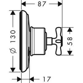 Hansgrohe Axor Montreux Umstellventil, 16830000,