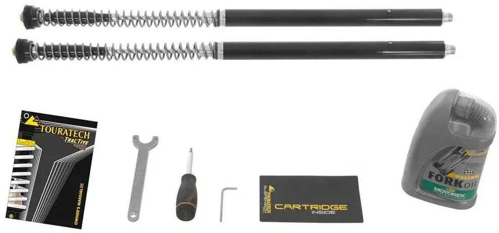 Touratech Honda Crf1000l Africa Twin 2020-25mm Cartridge-kit - Black - One Size