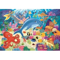 CLEMENTONI Puzzle Undersea Fun 30 Stücke für Kindern 3-6 Jahre, Geschenk für Kinder, Puzzle für Kinder, Made in Italy, 20837