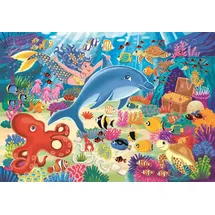 CLEMENTONI Puzzle Undersea Fun 30 Stücke für Kindern 3-6 Jahre, Geschenk für Kinder, Puzzle für Kinder, Made in Italy, 20837