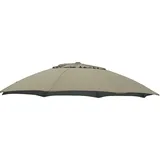 SUN GARDEN Ersatzbezug Taupe/braun-meliert zum Easy Sun Ø 375cm,