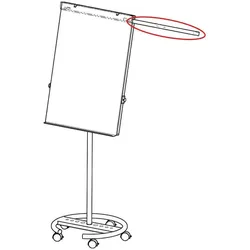 Papierhalter für Flipchart MAULoffice