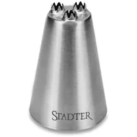 Städter Spritztülle, Edelstahl, Silber, 3X 5 mm