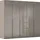 Rauch Drehtürenschrank Montclar 251 x 223 x 60 cm Grau