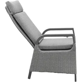 bellavista - Home & Garden® Dallas Hochlehner 57 x 64 x 109 cm grau 2 St.