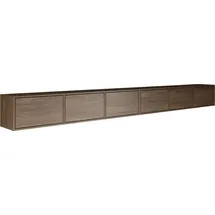 Selsey Framme Hängendes TV-Board 300 cm Braun Holz
