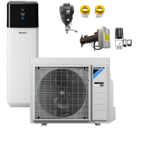 DAIKIN Wärmepumpe Altherma 3 R Ech2o | EHSX08P30E | 8 kW+300 L | H+K
