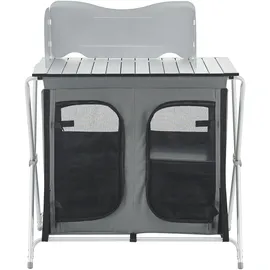 [en.casa] Campingtisch Tullinge Dunkelgrau
