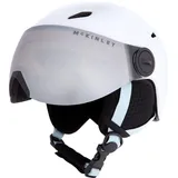 Mc Kinley McKinley Kinder Skihelm Pulse S2 Visor HS, WHITE/BLUE ice/rose M