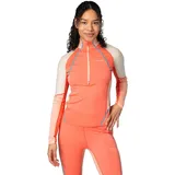 KARI TRAA Alma Half Zip Langarm-baselayer Coral L