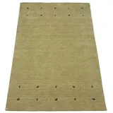 WAWA TEPPICH Gabbeh Orientteppich 90 x 160 cm Beige