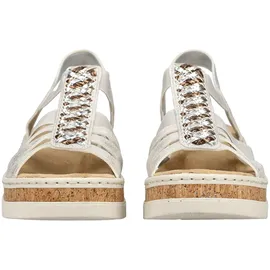 Rieker Keilsandalette Damen Silber 39