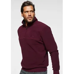 Fleecepullover, für die Übergangszeit aus Fleece, schnelltrocknend, Gr. 4XL (68/70), burgund (aus nachhaltigem Material), , 13070859-4XL