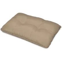 Beautissu Rückenkissen 60 x 40 x 12 cm beige 1 St.