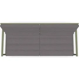 Lesli-Living Lesli Living Lounge-Set "Harper Olive" olivgrün/beige