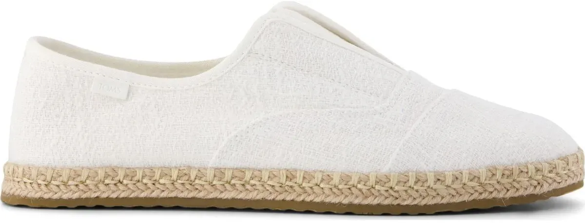 Toms Palmera Plus white vintage slub 40