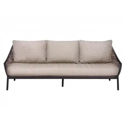 Apple Bee Milou 3-Sitzer Sofa schwarz 203cm