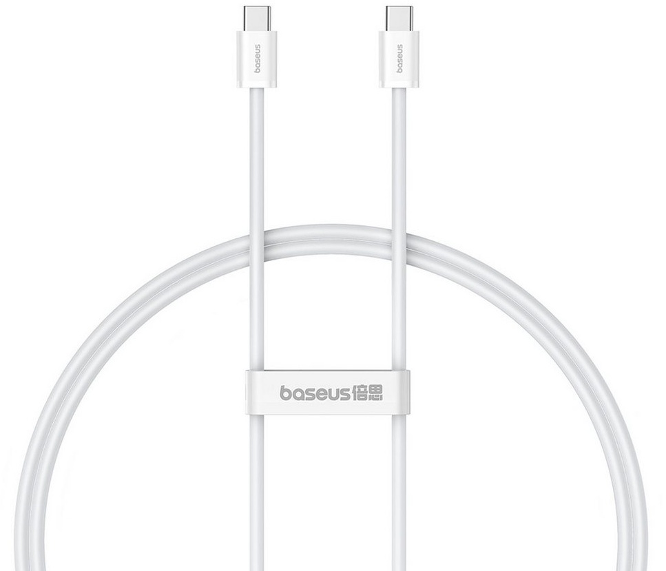 Baseus Superior Series II USB-C – USB-C 30 W 480 Mbit/s Kabel – Weiß Smartphone-Kabel, (200 cm)