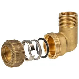 ITAP SpA VX Messing Klemmverbinder 90° 3/4" x 25 mm goldfarben