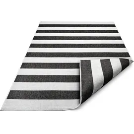 OTTO home Alan Wendeteppich 80 x 150 cm Schwarz/Weiß