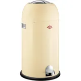 Wesco 33 L 184 631 Kickmaster Abfallsammler 33 Liter Mandel 37.5 x 37.5 x 69cm (L/B/H), Edelstahl