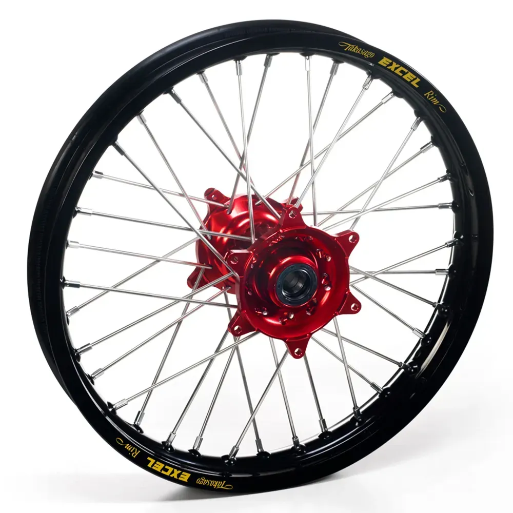 Haan Wheels Suzuki Rm-z450/z250 2007-2024 Hinterradfelge - Black / Red - 1.85 - 19