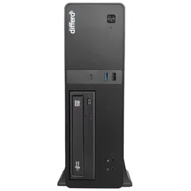 Differo Desktop-PC Intel Core i3-12100 4,3 GHz 16 GB RAM 500 GB SSD