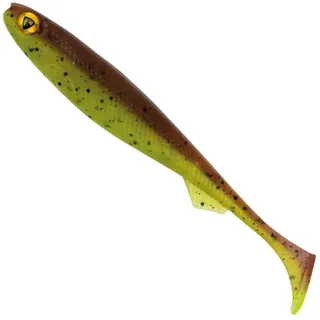 Fox Slick Shad 9cm - 5 Gummifische, Farbe:Green Pumpkin UV