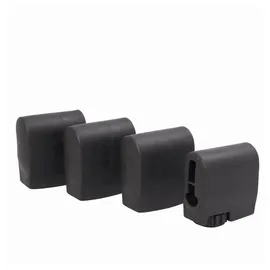Sieger Gartenstuhl Sieger 4er Fußkappenset für Tische 25mm x 45mm, grau