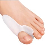 4 Stück Zehenspreizer Hallux Valgus Silikon Ballenschutz Zehentrenner Korrektur Bandage