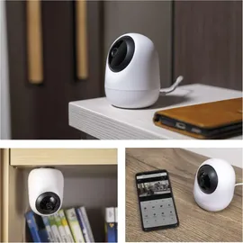 EMOS GoSmart Indoor Überwachungskamera 4MP Weiß/Schwarz