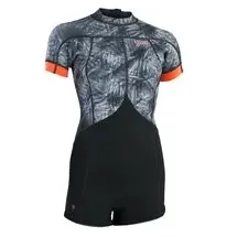 ION Shorty-Neoprenanzug Amaze Schwarz/Flowers M