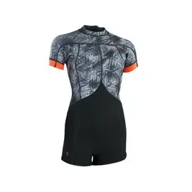 ION Shorty-Neoprenanzug Amaze Schwarz/Flowers M