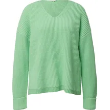 s.Oliver Grobstrickpullover mit V-Ausschnitt Grün 42