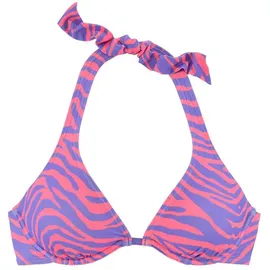 VENICE BEACH Bügel-Bikini-Top Damen violett-koralle Gr.42 Cup C