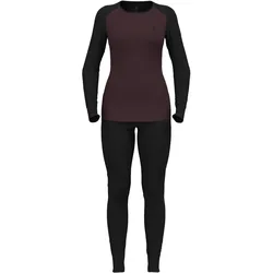 Odlo Damen ACTIVE WARM Special Unterwäsche-Set - M - black - fudge