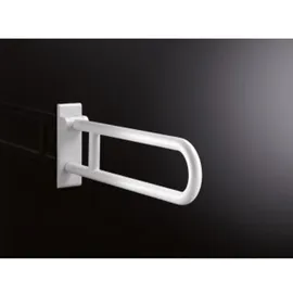 Hewi Serie 801 50.110 99 Stützklappgriff drehbar reinweiß