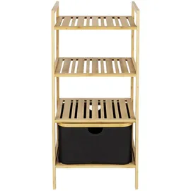 Wenko Badregal Ecori 44 x 93,5 cm Holz Schwarz